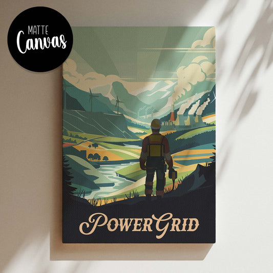 Power Grid - Inspired Canvas Art