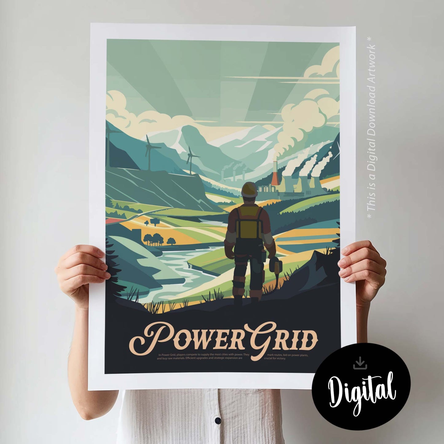 Power Grid - Inspired Digital Art Download