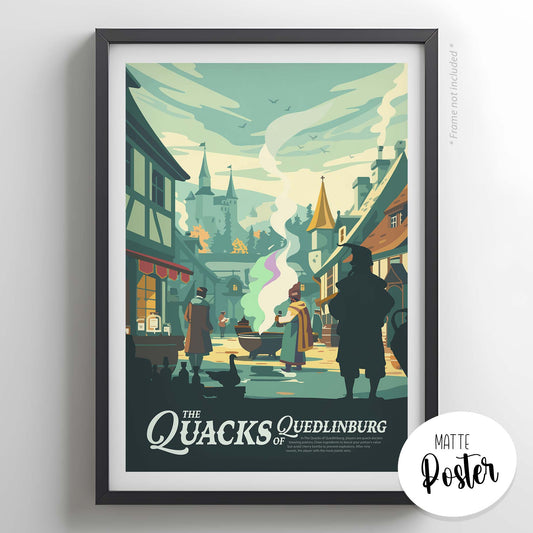The Quacks of Quedlinburg - Inspired Matte Poster