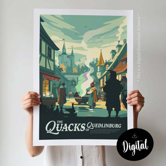 The Quacks of Quedlinburg - Inspired Digital Art Download