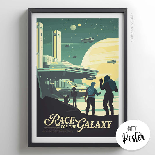 Race for the Galaxy - Inspired Matte Poster