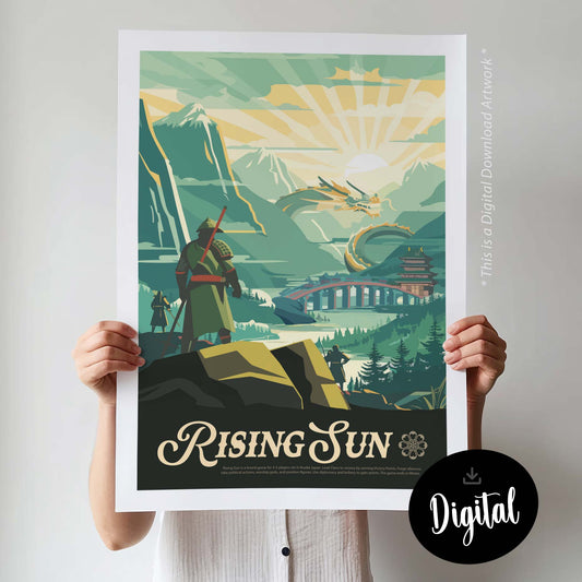 Rising Sun - Inspired Digital Art Download