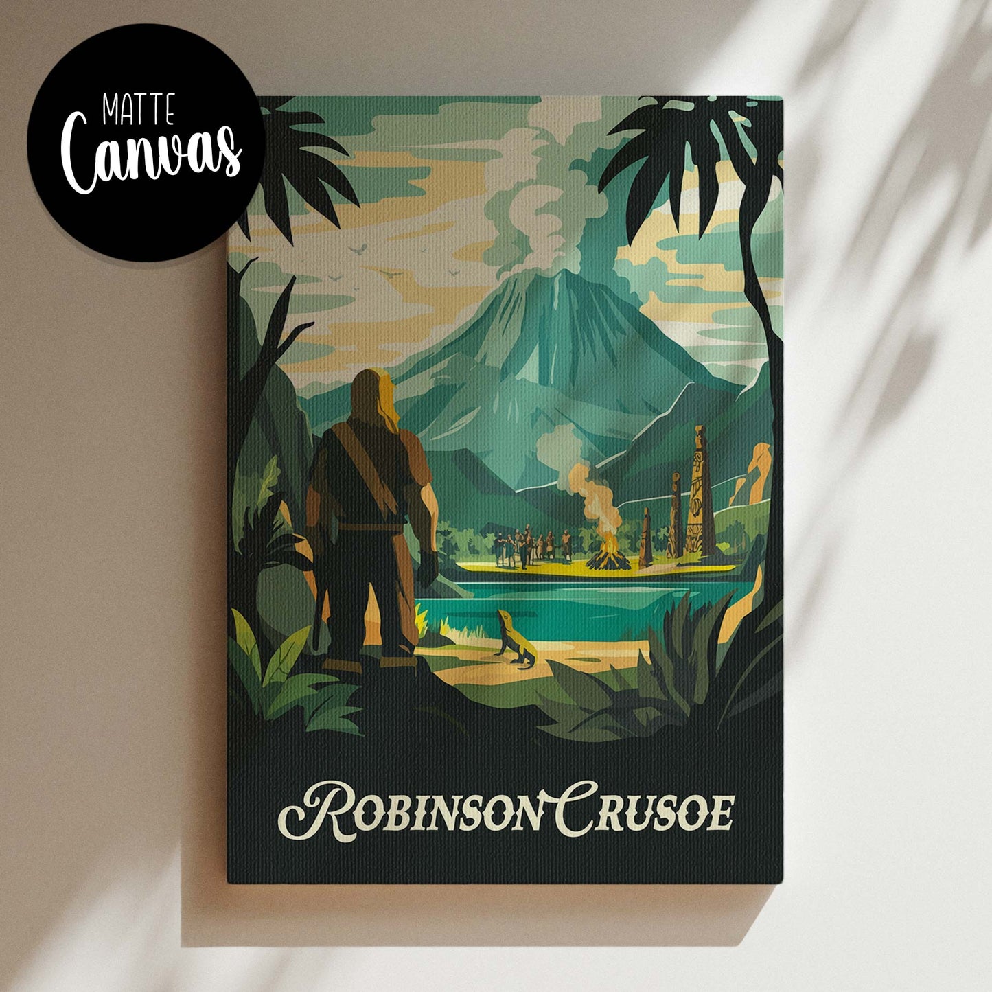 Robinson Crusoe - Unofficial Inspired Canvas Art