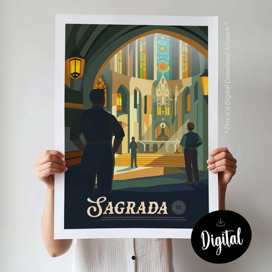 Sagrada - Inspired Digital Art Download