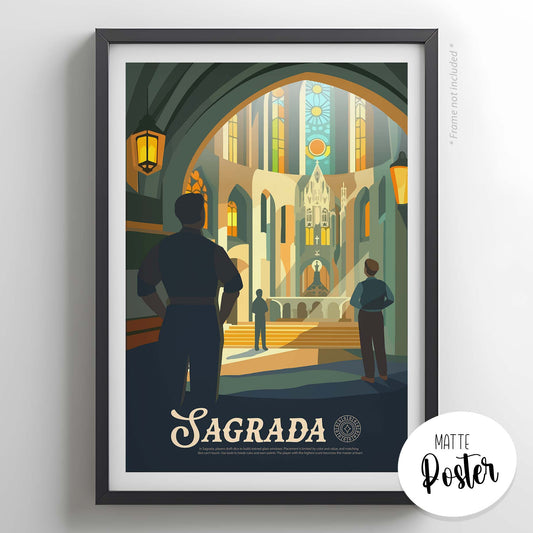 Sagrada - Inspired Matte Poster