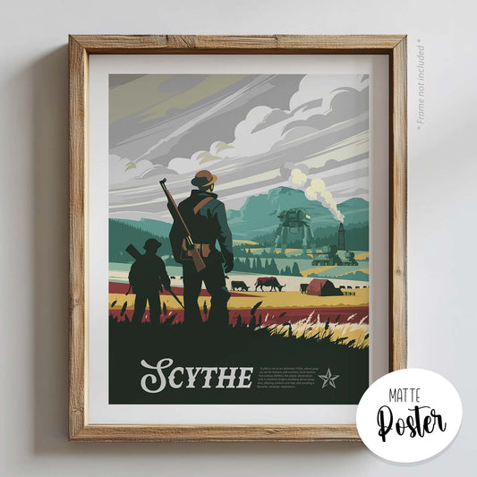 Scythe - Unofficial Inspired Matte Poster