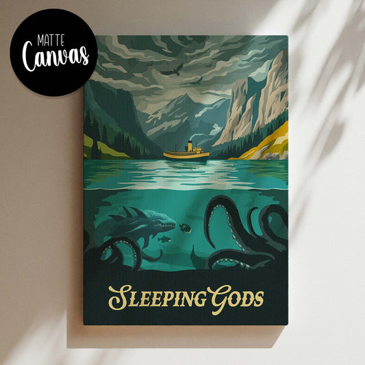Sleeping Gods - Unofficial Inspired Canvas Art