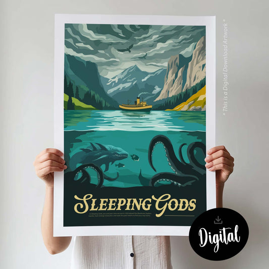 Sleeping Gods - Unofficial Inspired Digital Art Download