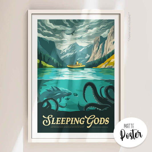 Sleeping Gods - Unofficial Inspired Matte Poster