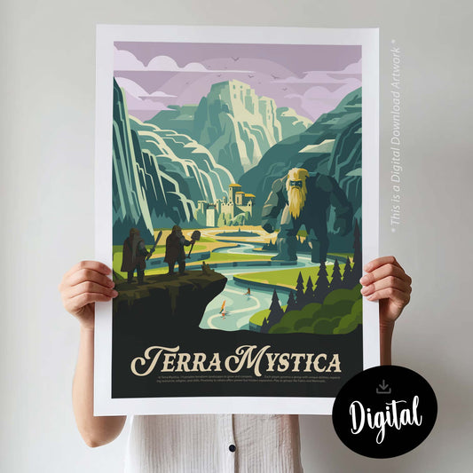 Terra Mystica - Inspired Digital Art Download