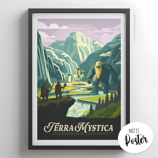 Terra Mystica - Inspired Matte Poster