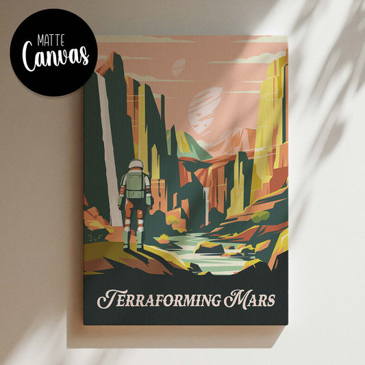 Terraforming Mars - Inspired Canvas Art