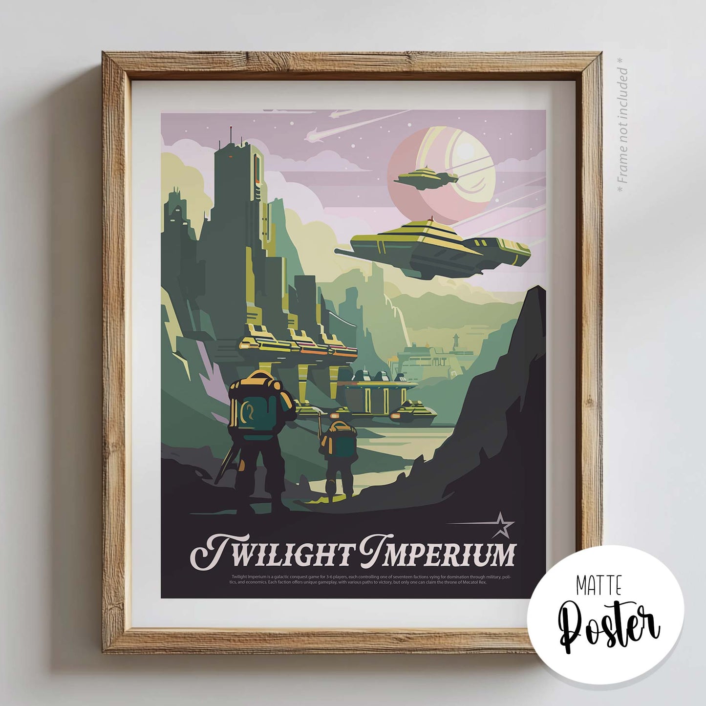 Twilight Imperium - Unofficial Inspired Matte Poster