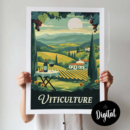 Viticulture - Inspired Digital Art Download