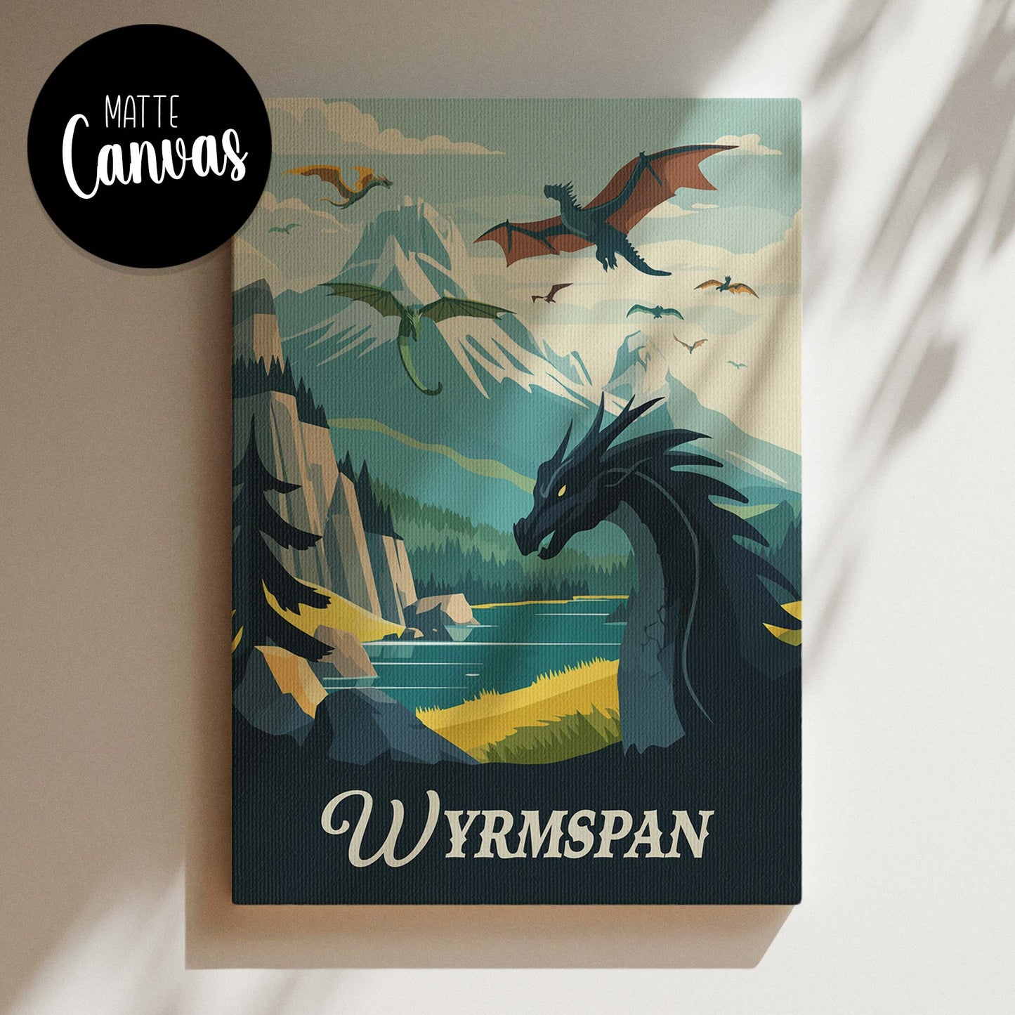 Wyrmspan - Inspired Canvas Art