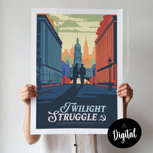Twilight Struggle - Inspired Digital Art Download