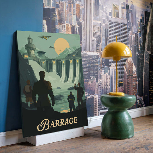Barrage - Unofficial Inspired Canvas Art