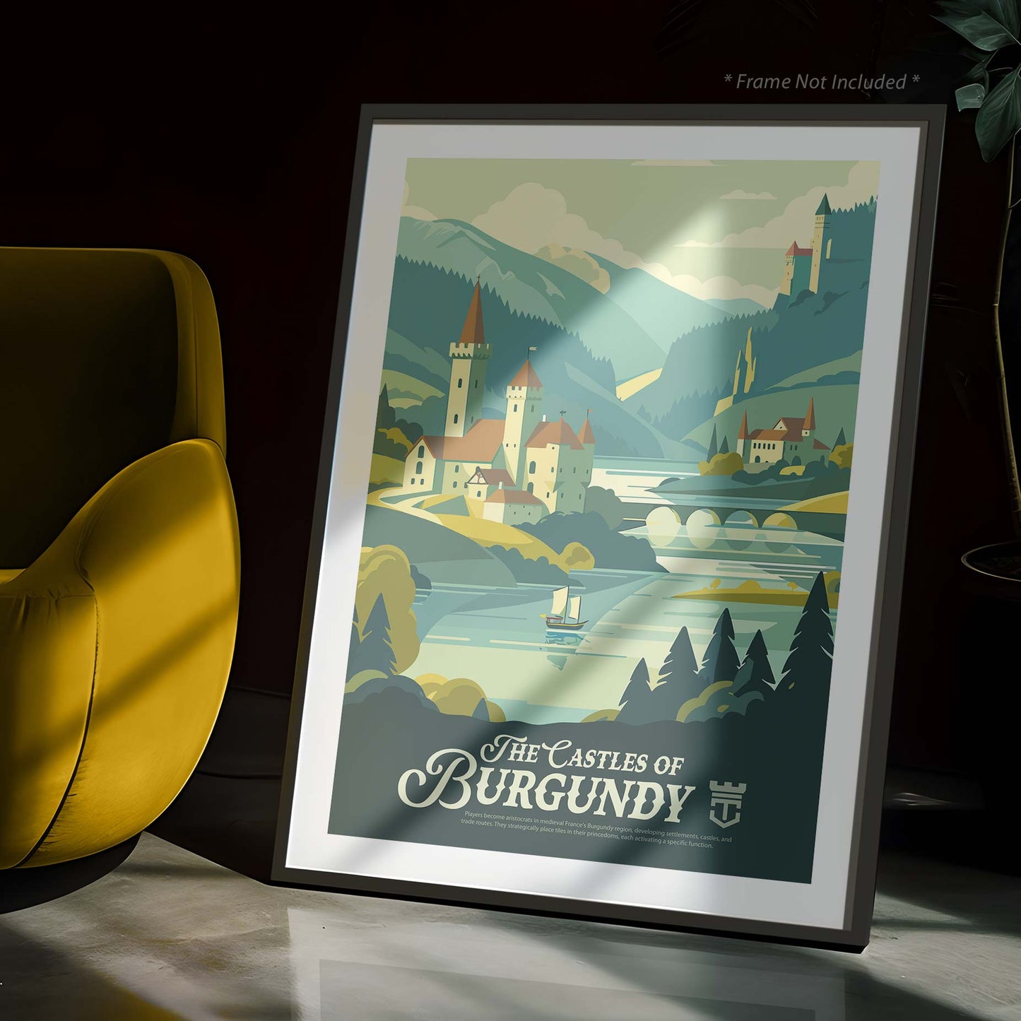 The Castles of Burgundy - Inspired Matte Poster