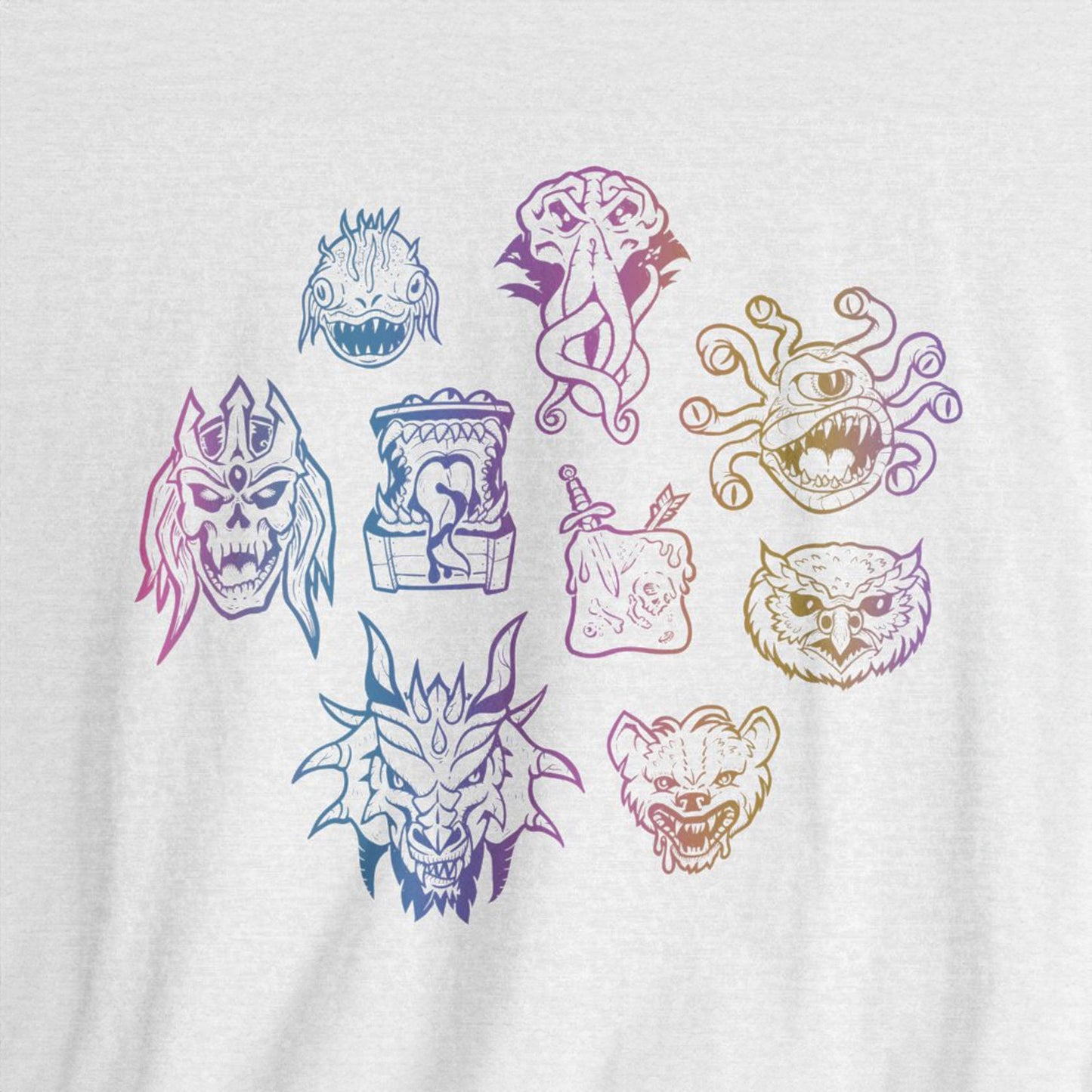 Dungeon Monsters Unisex Tee