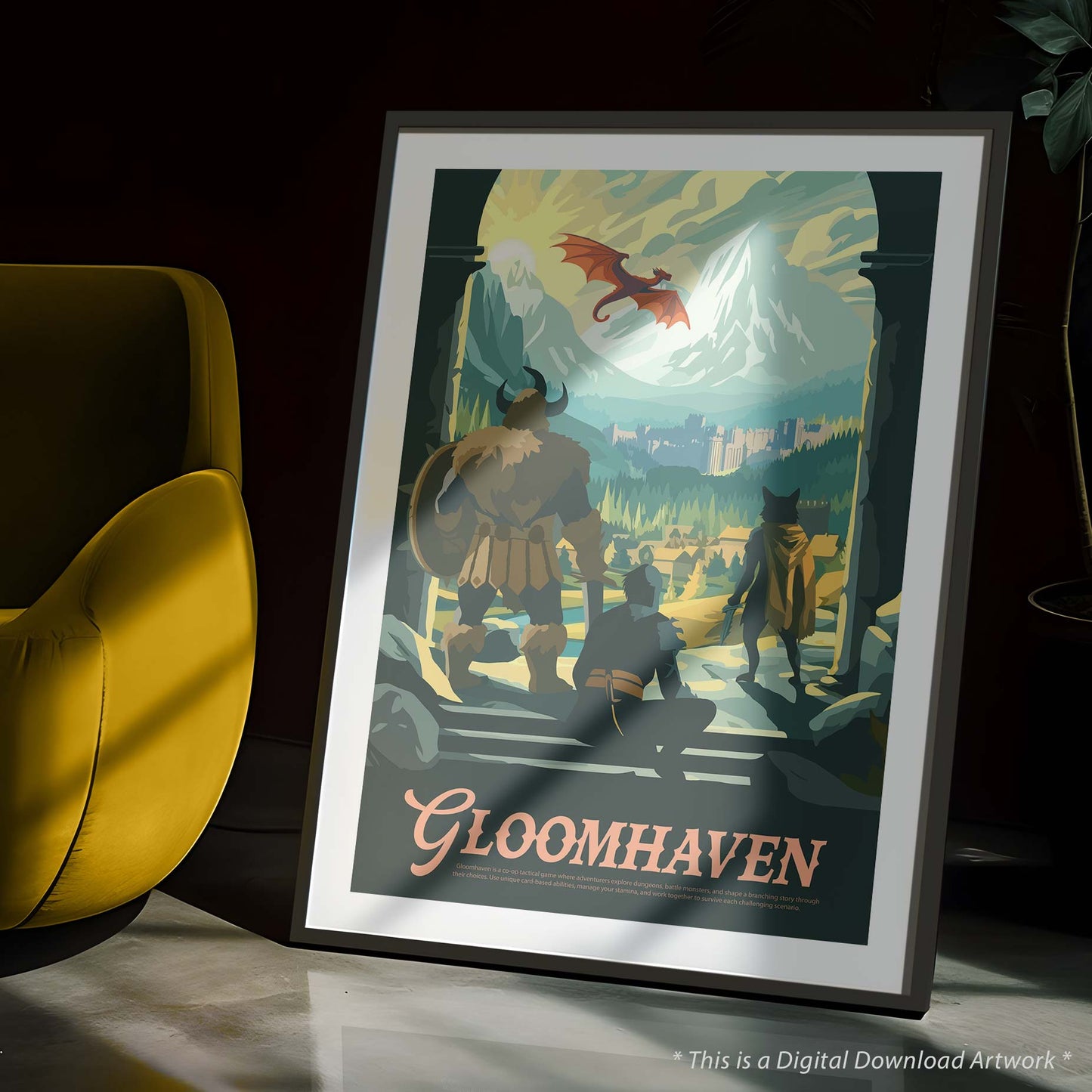 Gloomhaven - Unofficial Inspired Digital Art Download