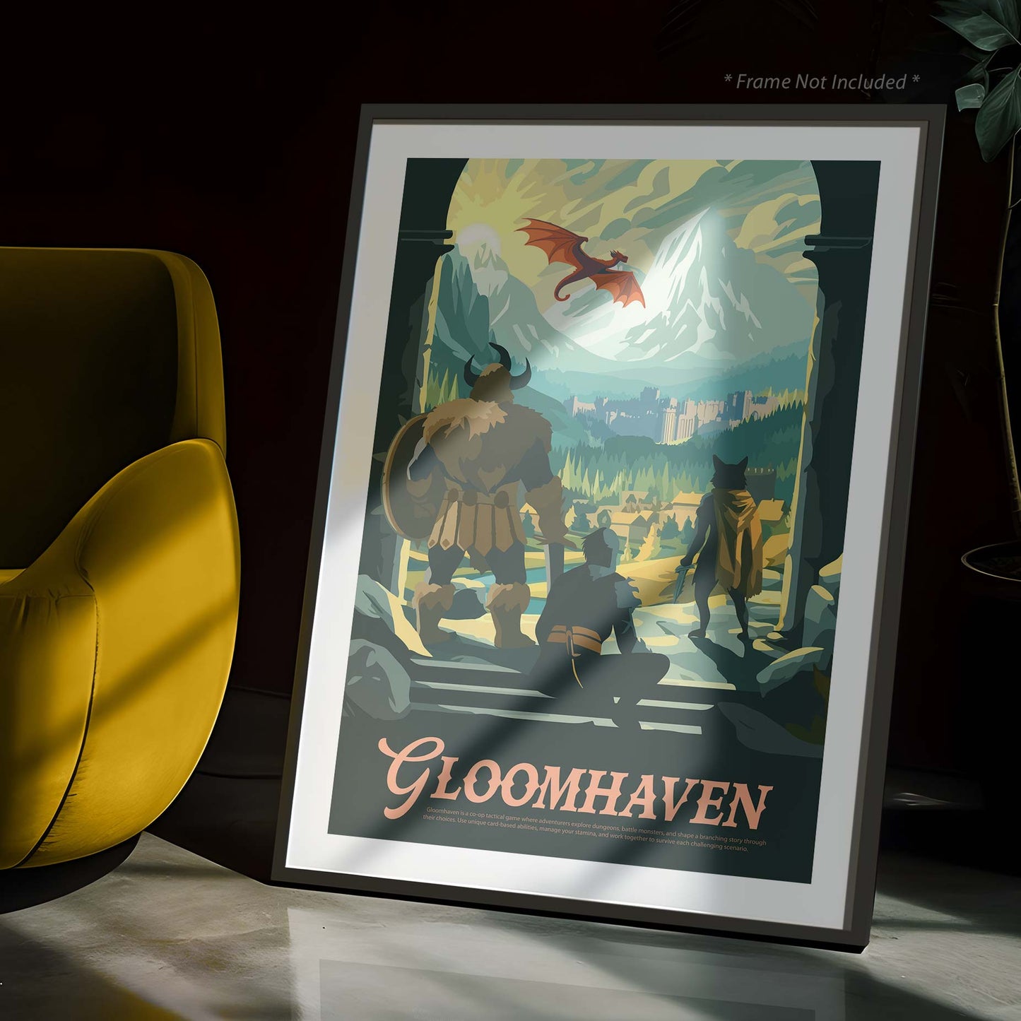 Gloomhaven - Unofficial Inspired Matte Poster