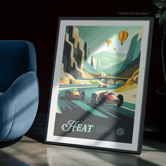 Heat - Inspired Matte Poster