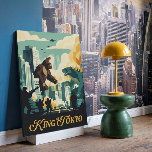 King of Tokyo - Inspired Canvas Art