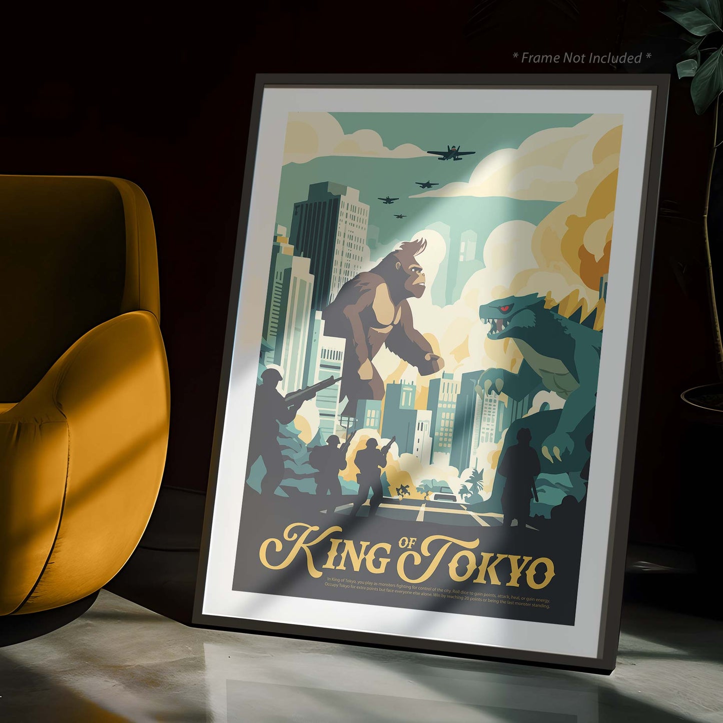 King of Tokyo - Inspired Matte Poster