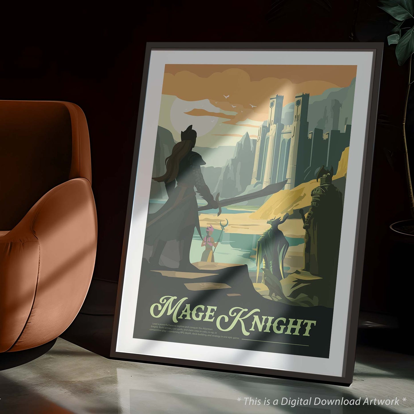 Mage Knight - Unofficial Inspired Digital Art Download