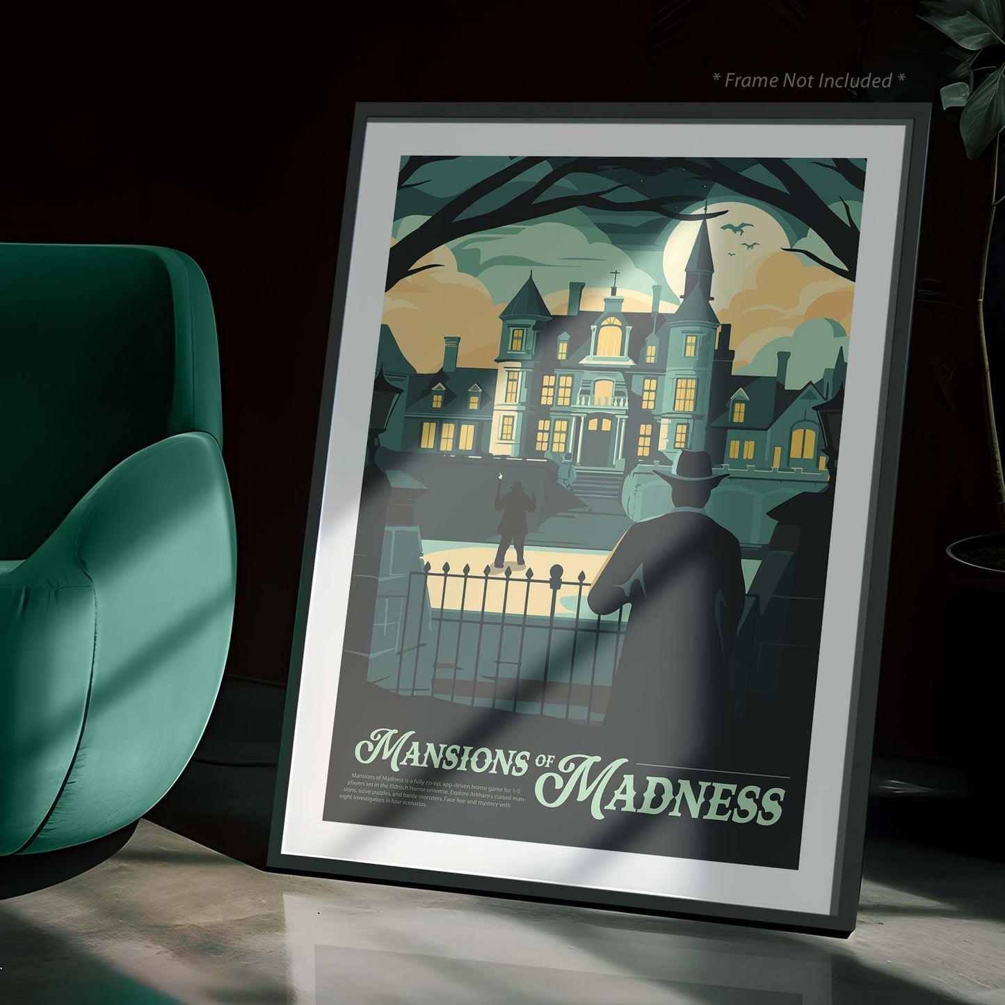 Mansions of Madness - Inspired Matte Poster