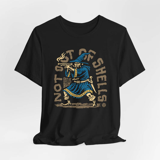 Out of Spells Not Out of Shells Unisex Tee