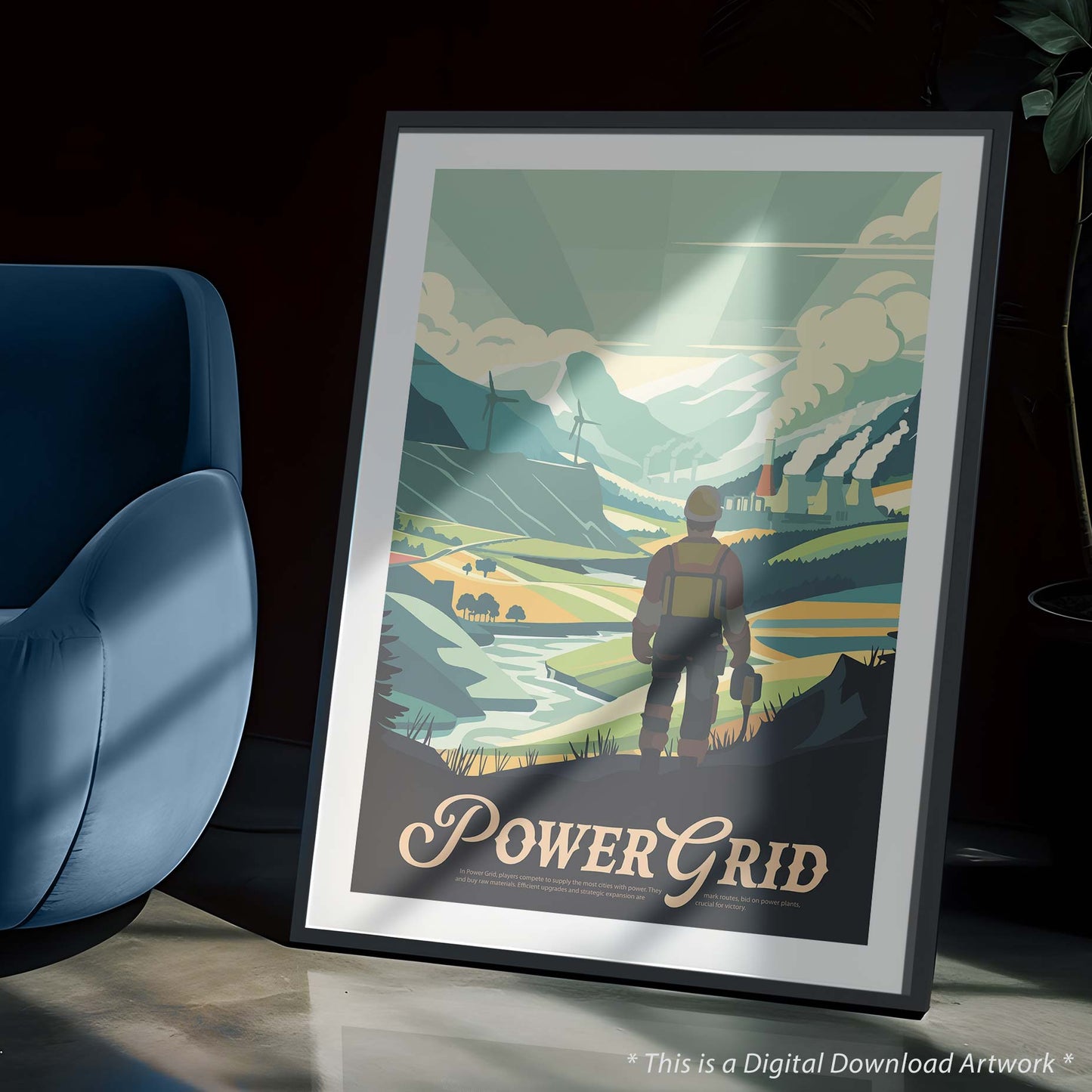 Power Grid - Inspired Digital Art Download