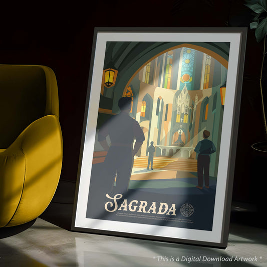 Sagrada - Inspired Digital Art Download