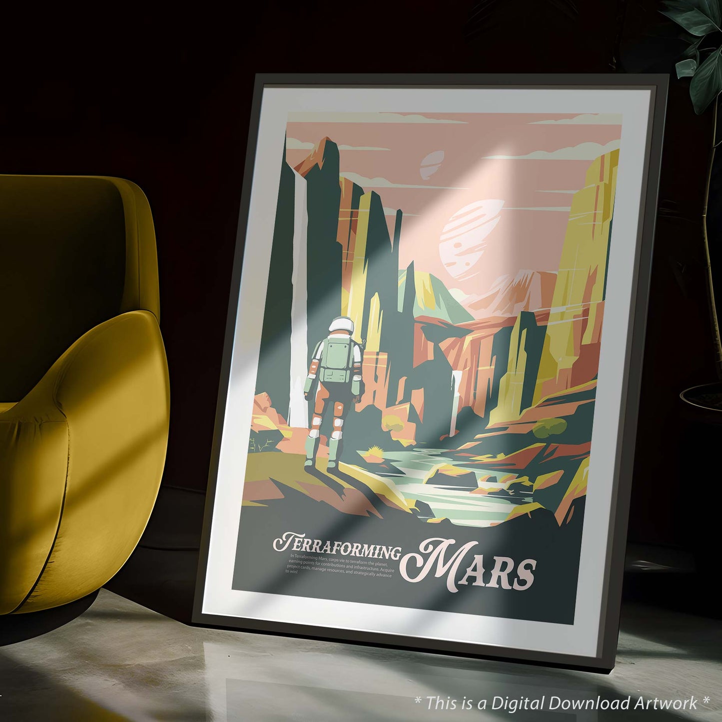 Terraforming Mars - Inspired Digital Art Download