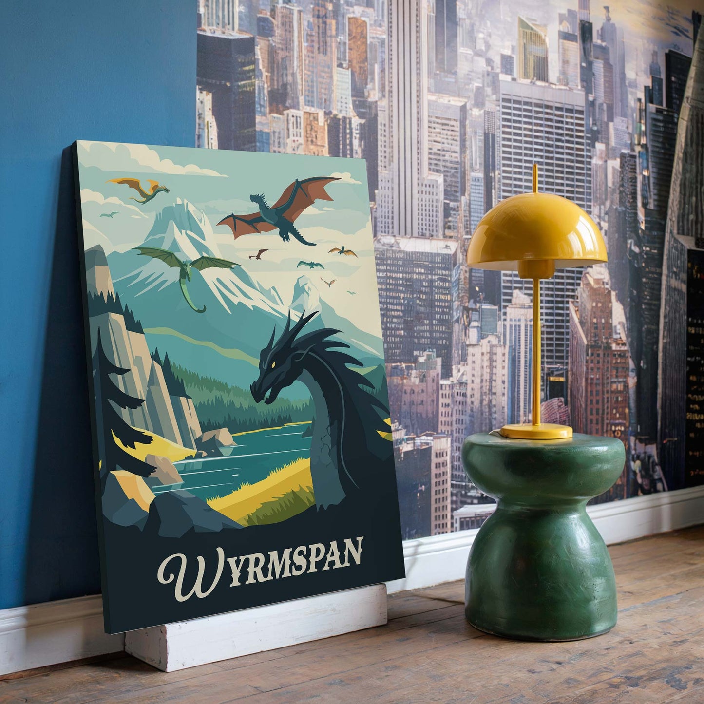 Wyrmspan - Inspired Canvas Art