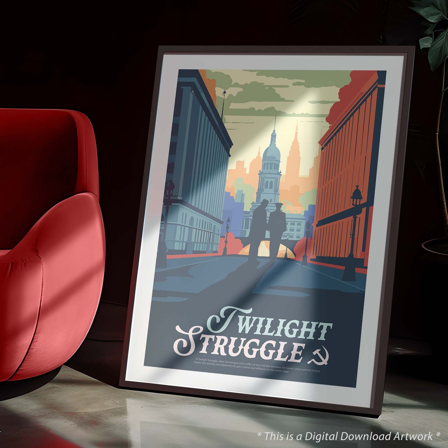 Twilight Struggle - Inspired Digital Art Download