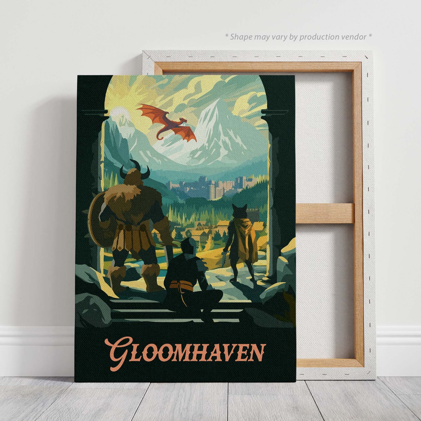 Gloomhaven - Unofficial Inspired Canvas Art