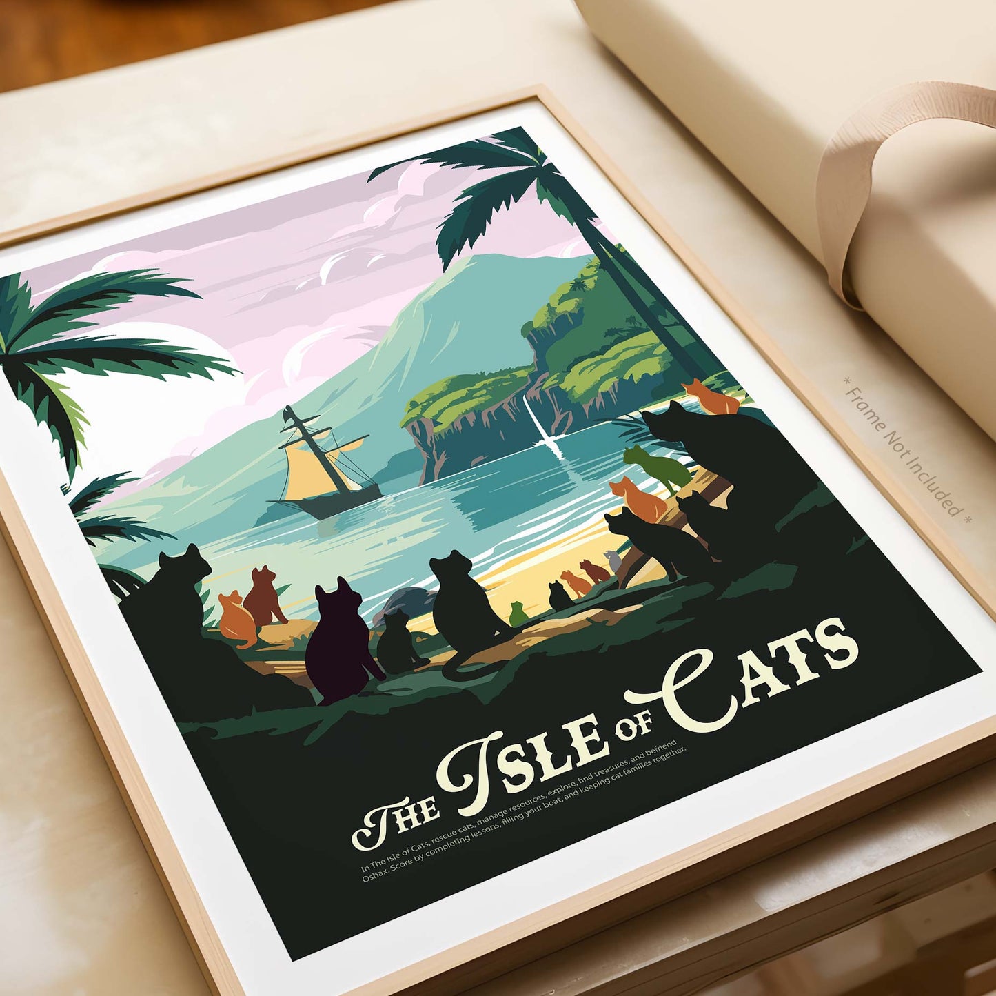 The Isle of Cats - Inspired Matte Poster
