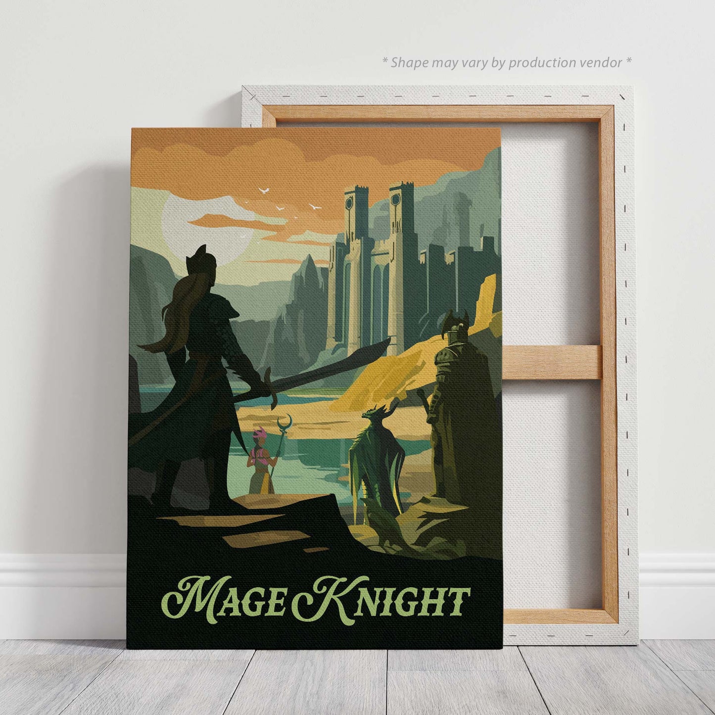 Mage Knight - Unofficial Inspired Canvas Art