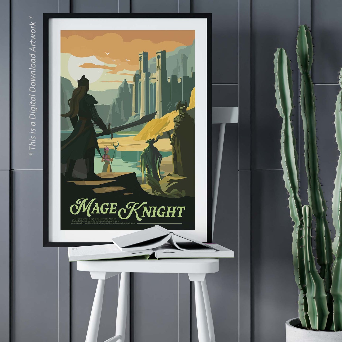 Mage Knight - Unofficial Inspired Digital Art Download