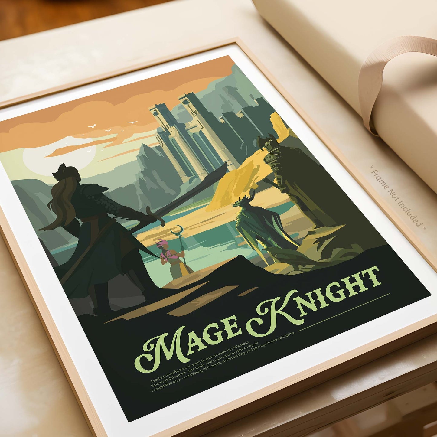 Mage Knight - Unofficial Inspired Matte Poster
