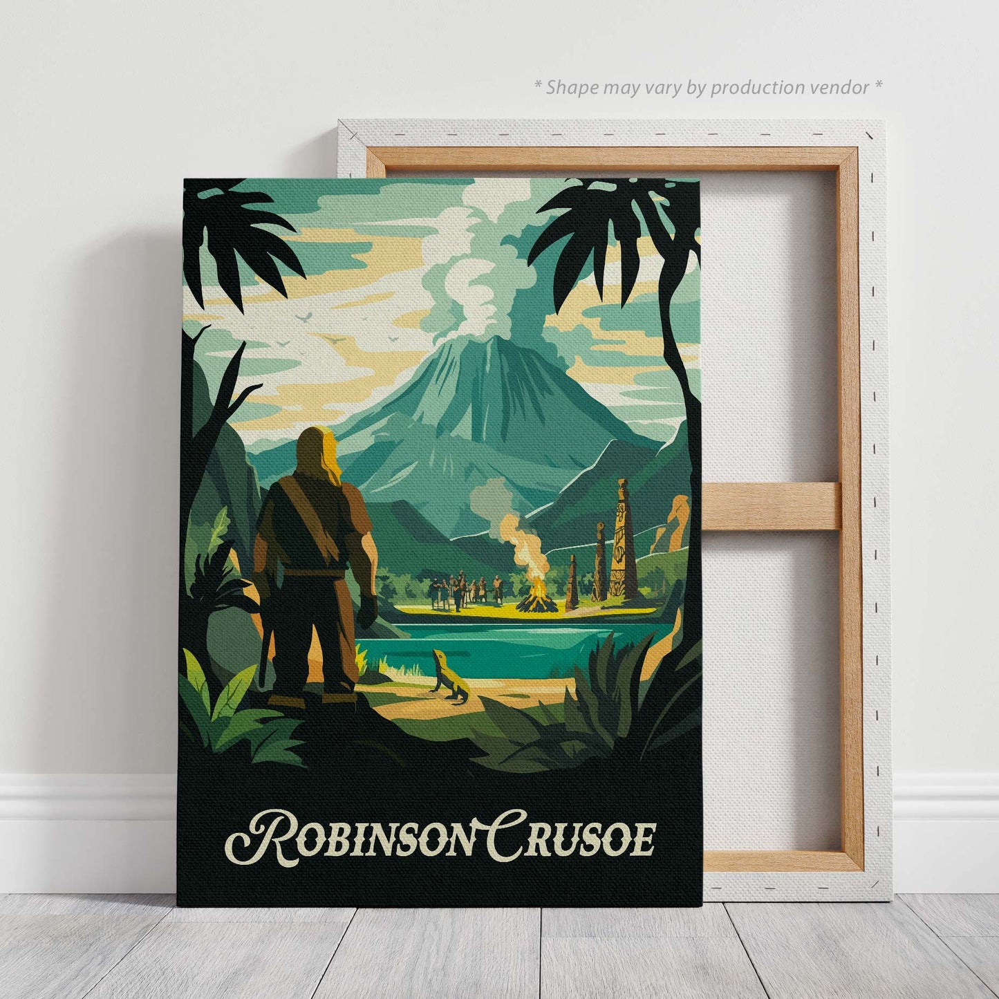 Robinson Crusoe - Unofficial Inspired Canvas Art