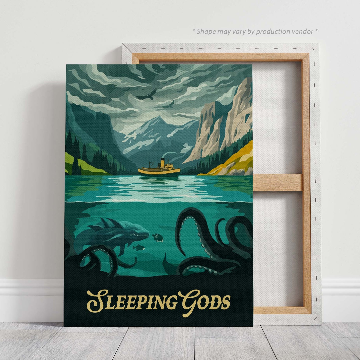 Sleeping Gods - Unofficial Inspired Canvas Art