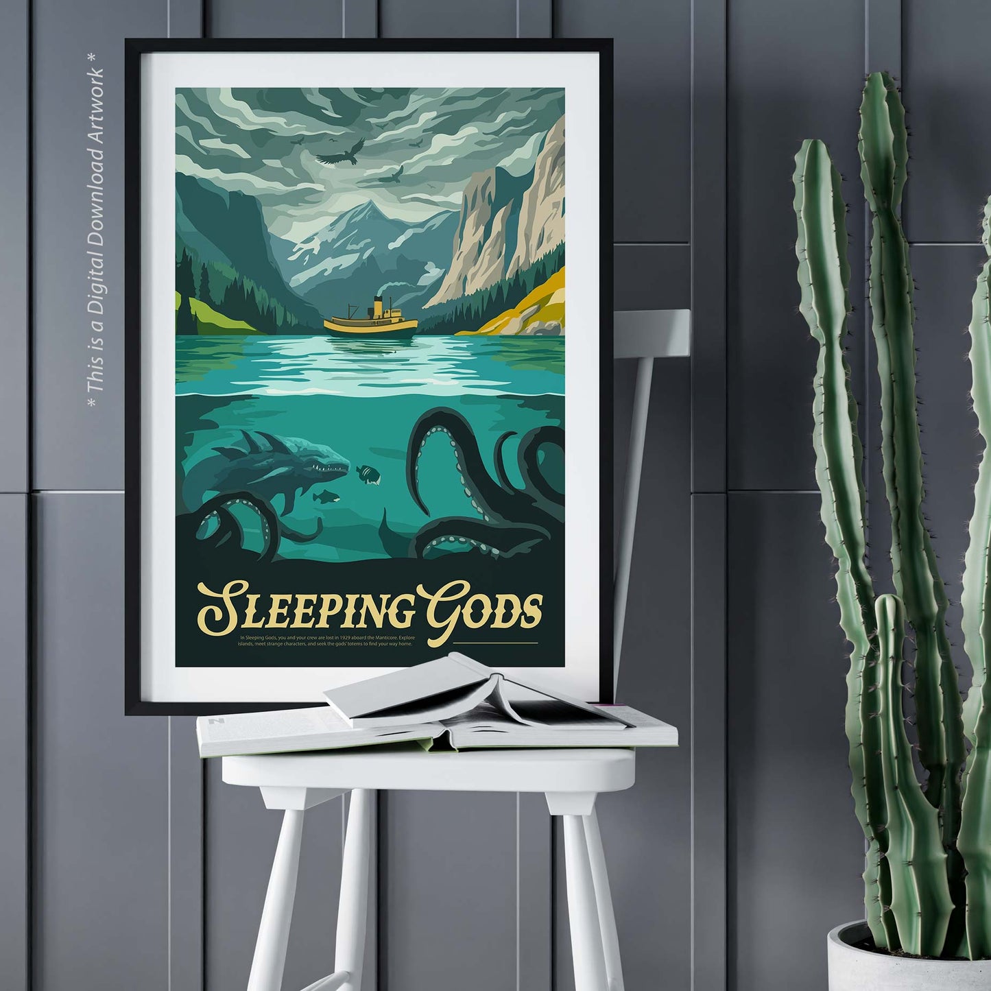 Sleeping Gods - Unofficial Inspired Digital Art Download