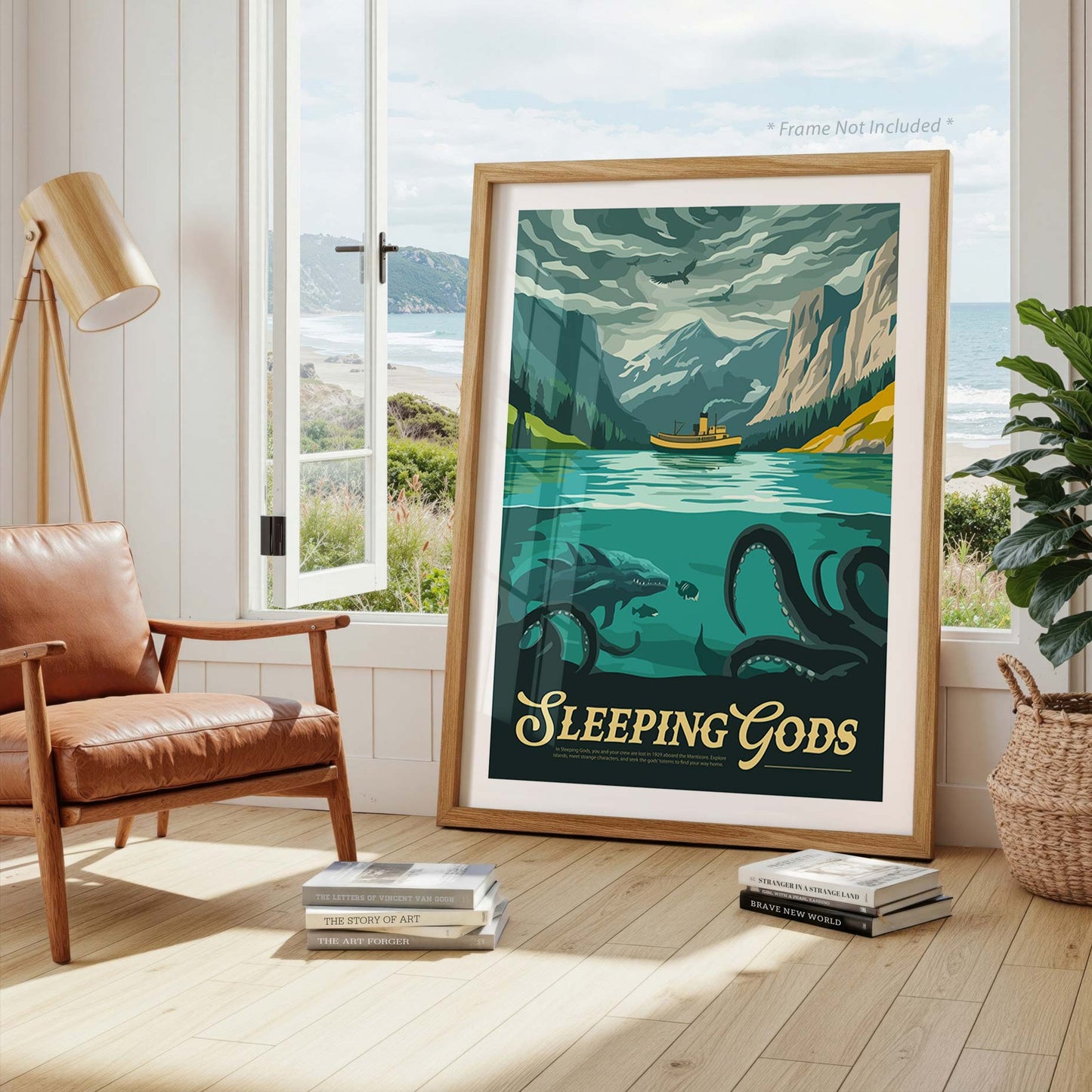 Sleeping Gods - Unofficial Inspired Matte Poster