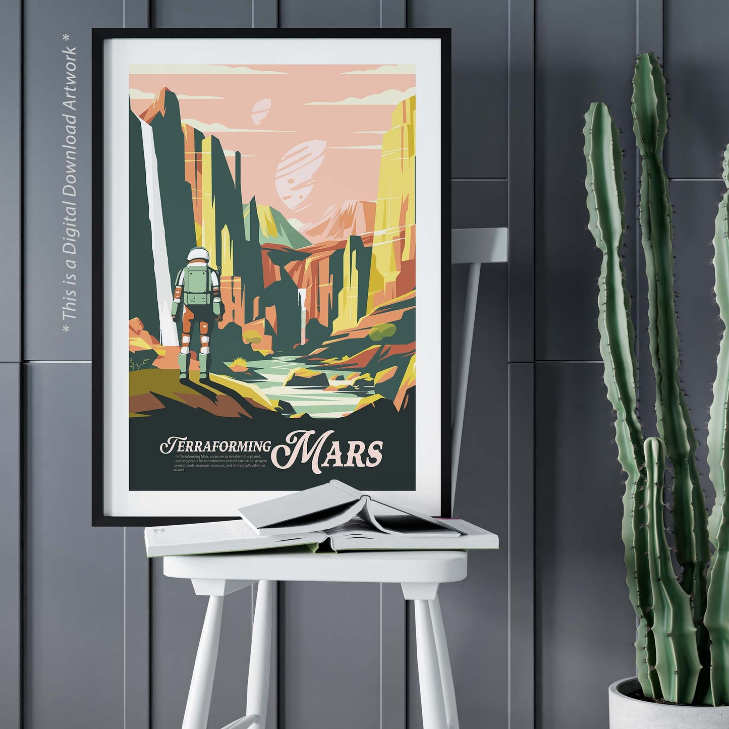 Terraforming Mars - Inspired Digital Art Download
