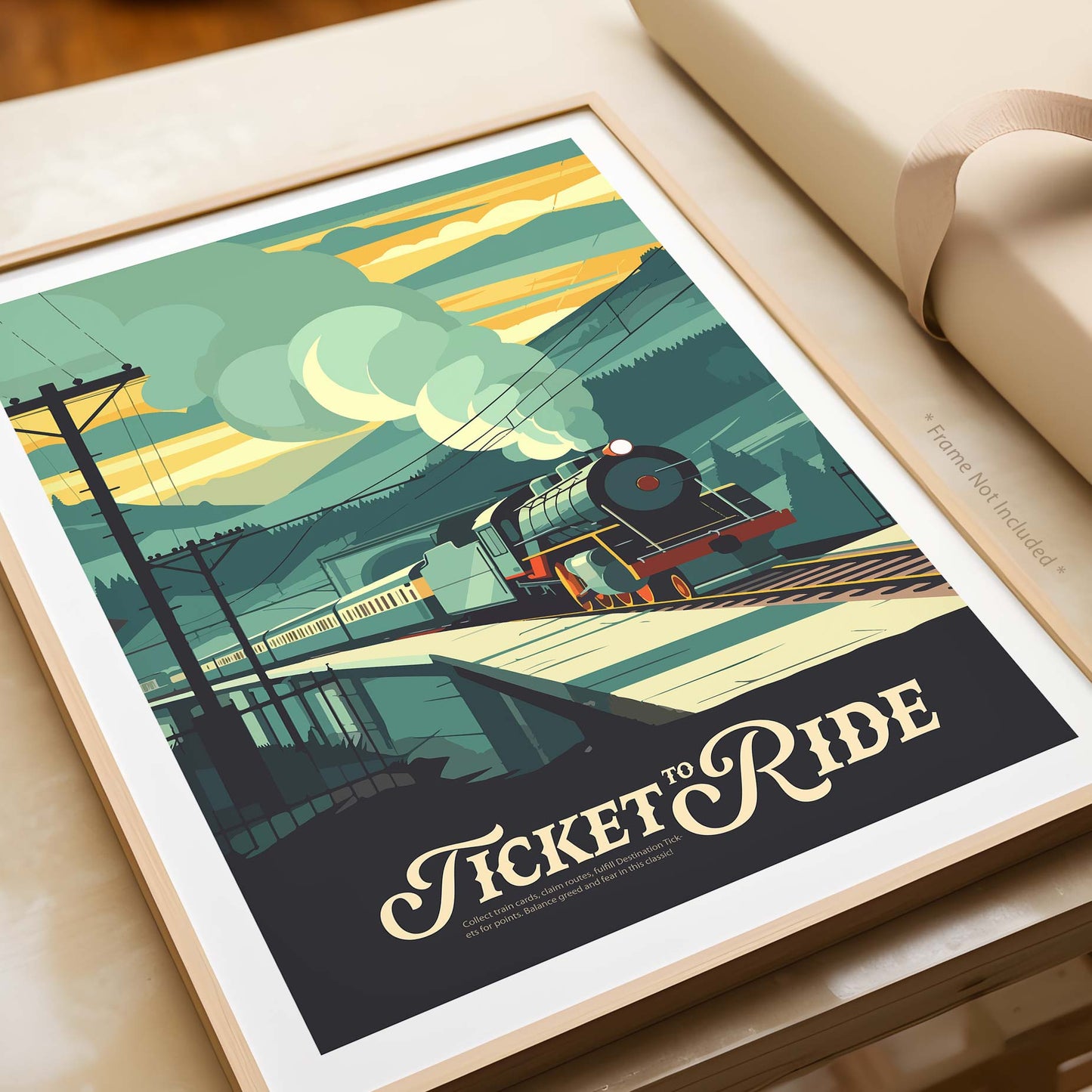 Ticket to Ride - Inspired Matte Poster