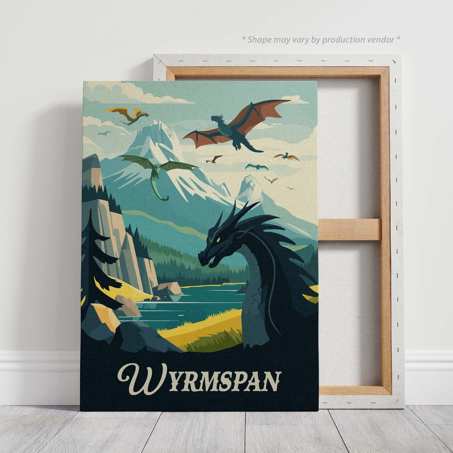 Wyrmspan - Inspired Canvas Art