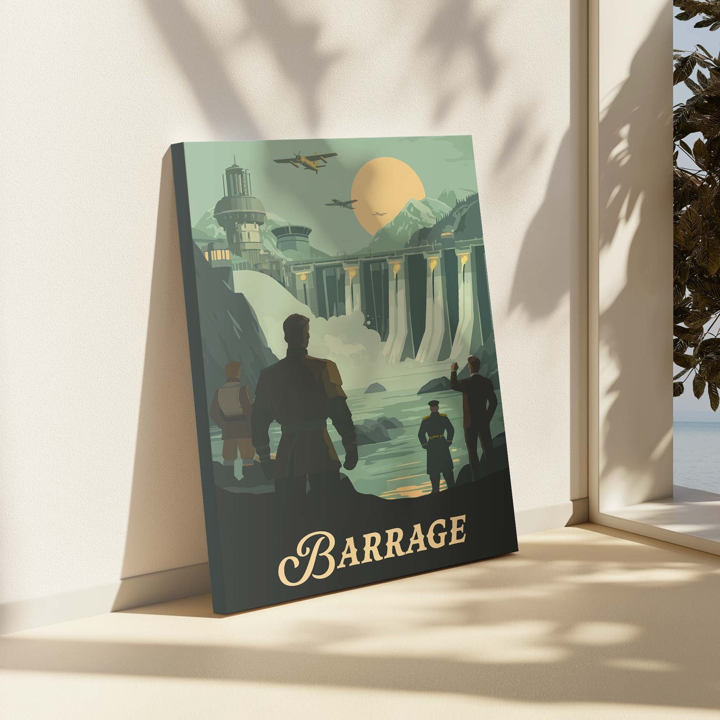 Barrage - Unofficial Inspired Canvas Art