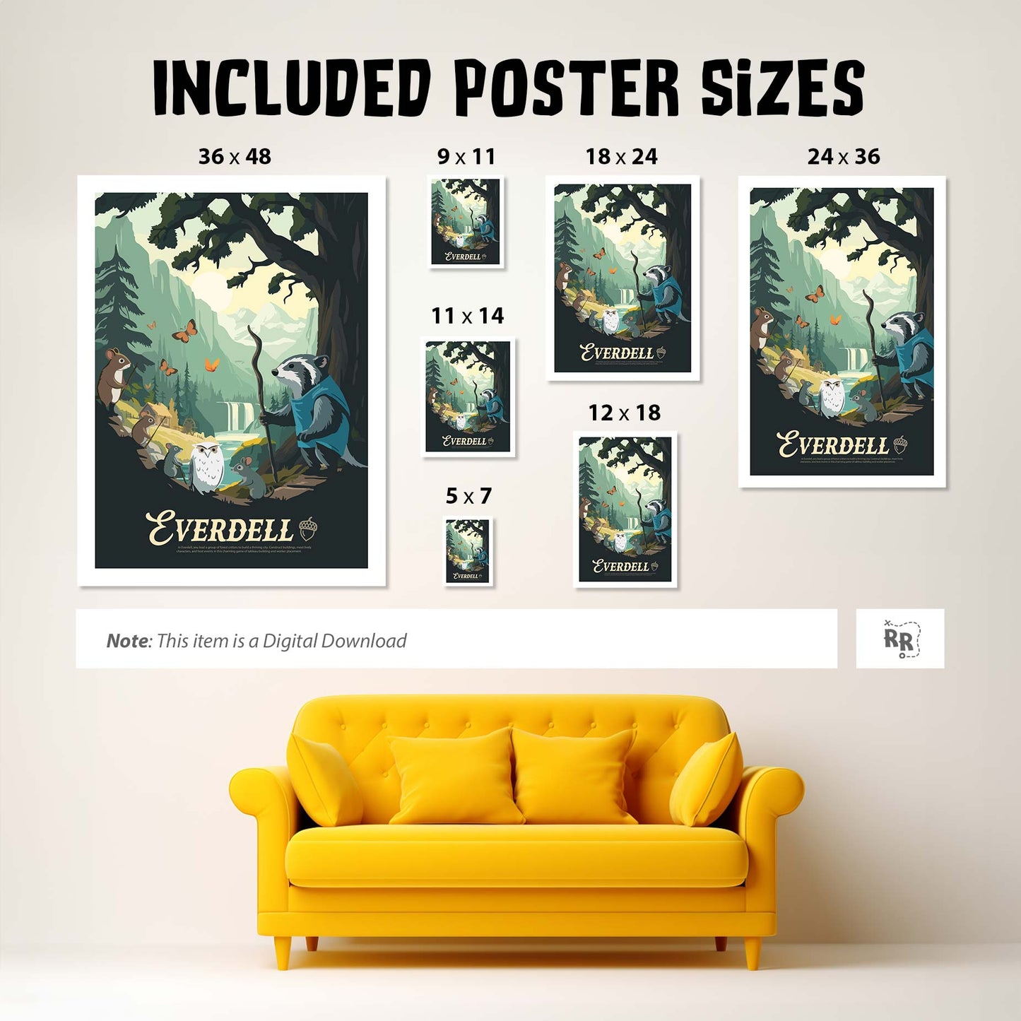 Everdell - Inspired Digital Art Download
